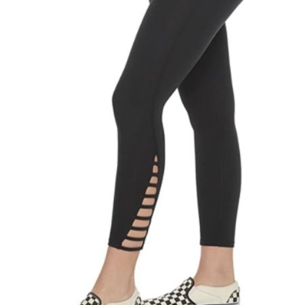 SO Sporty High Waist 7/8ths Strappy Leggings NWT